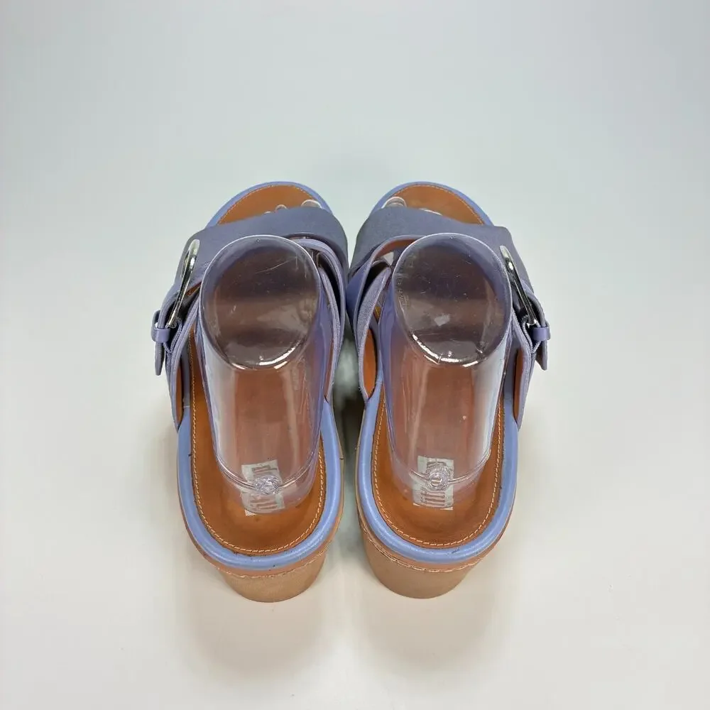 FitFlop Pilar Purple Adjustable Straps Chunky Platform Sandals Women’s Size 9 - Picture 6 of 10